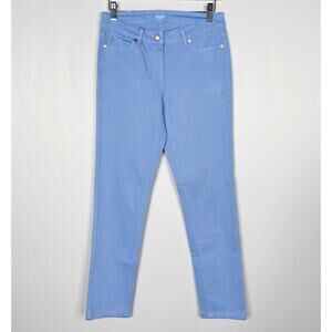 J McLaughlin Size 2 Blue Cotton Stretch High Waist Skinny Jeans Jaycie Womens